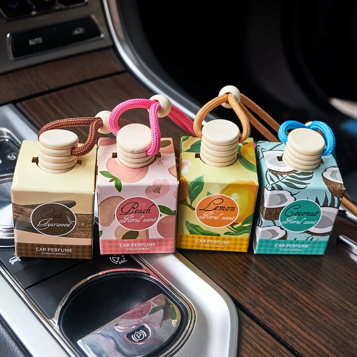 4-Pack Woody Car Air Freshener – Long-Lasting Scent | FORMBO