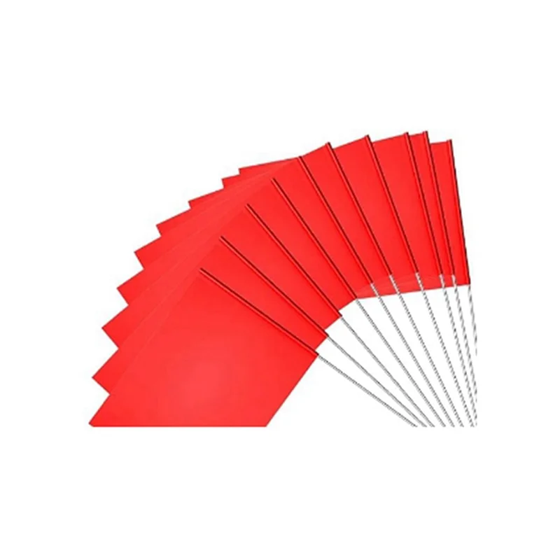 Red Lawn Marking Flags 20-Pack | Yard & Irrigation Markers