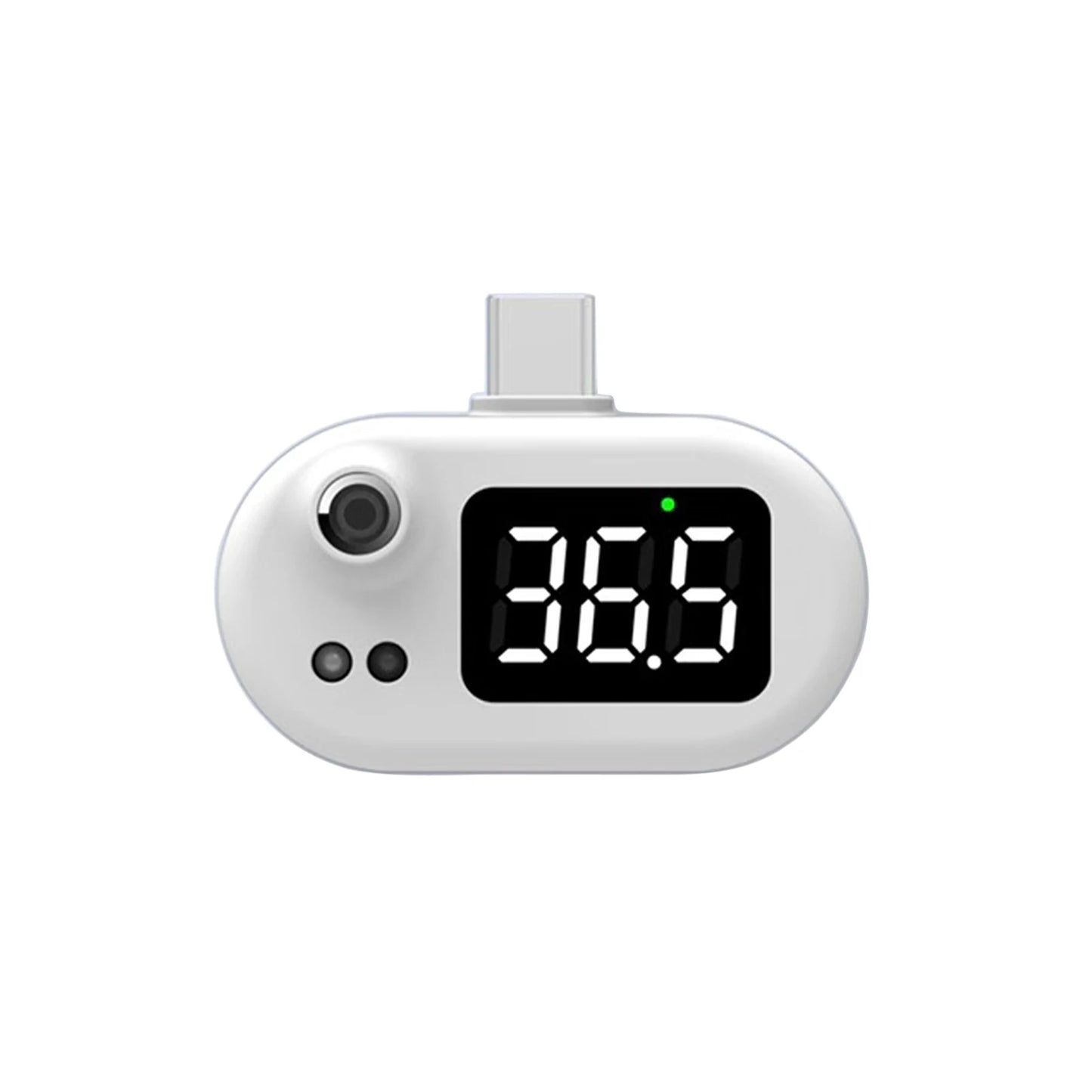 Phone Thermometer Accurate Measurement Portable USB Smart Thermometer Sensor for Portable Mobile Thermometer Phone Thermometer Peaceful Pleasures Health and Wellness Type-C