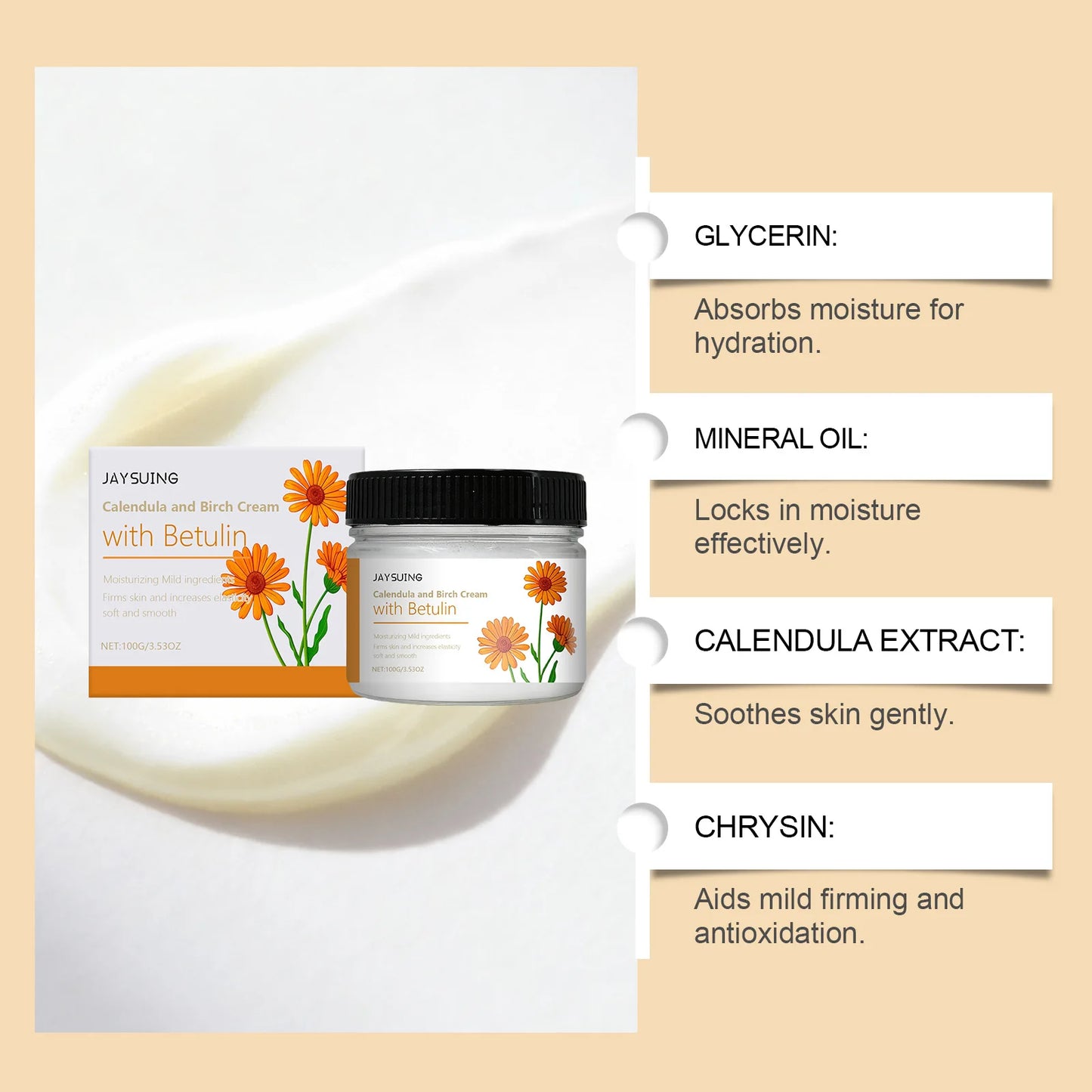 Jaysuing Moisturizing Face Cream | Hydrating & Nourishing Skin Care