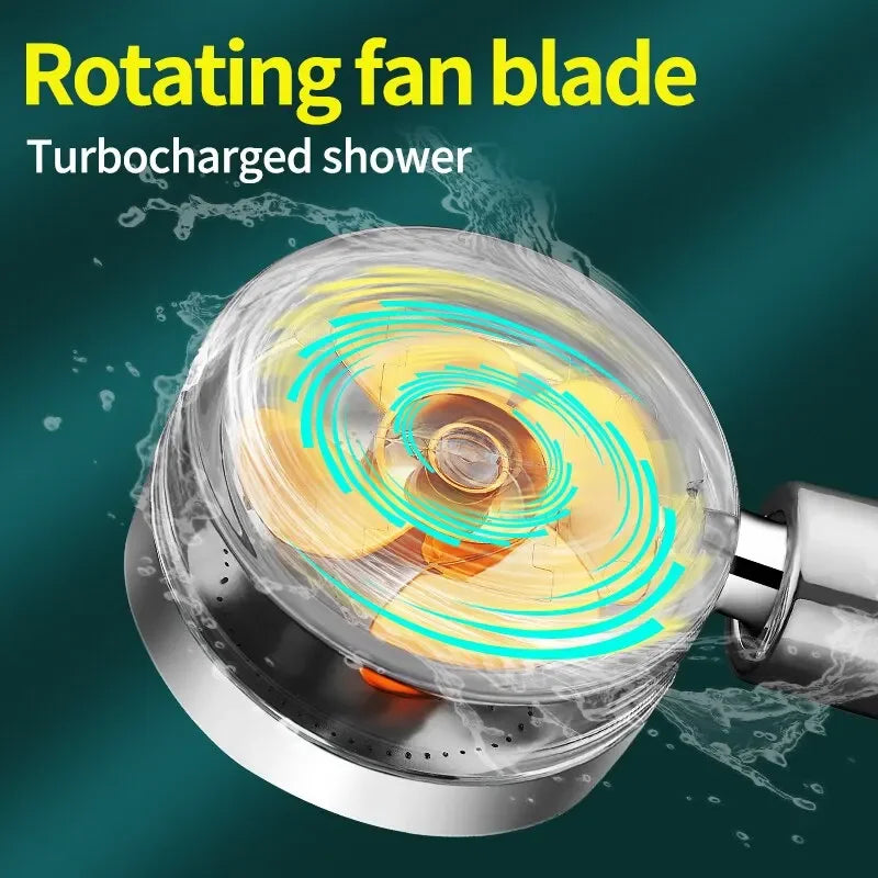 High-Pressure Water-Saving Handheld Shower Head | Chrome