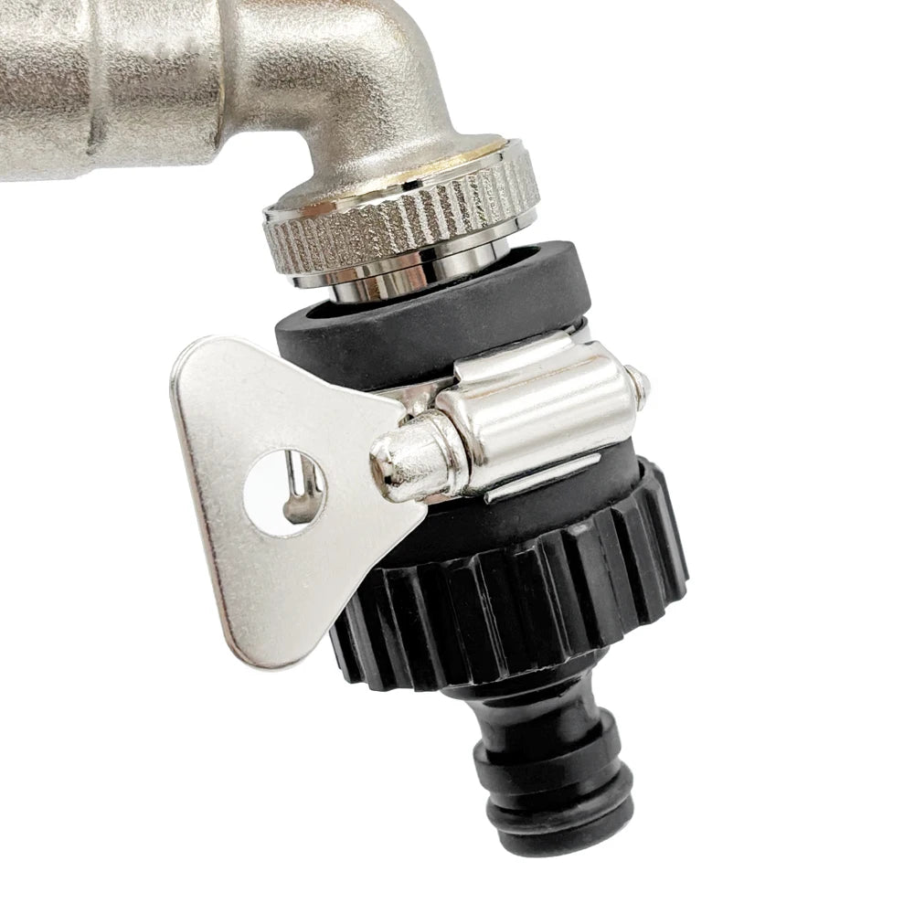 2pcs Durable Universal Water Faucet Adapter Plastic Hose Fitting Quick Connect Fitting Tap for Car Washing Garden Irrigation Peaceful Pleasures Health and Wellness