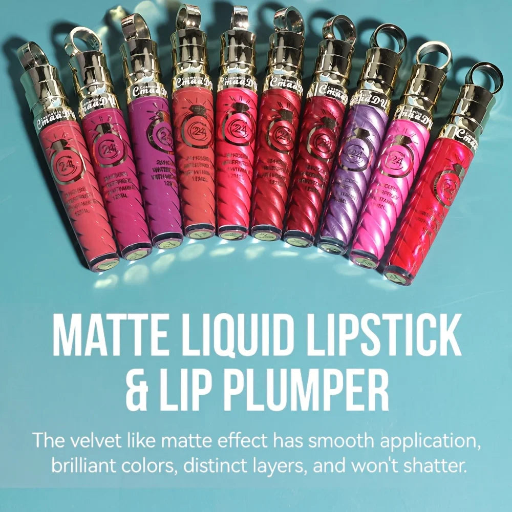 Cmaadu Matte Lip Gloss – Waterproof Long-Lasting Non-Stick