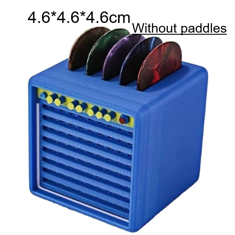 Guitar Pick Holder 3D Printed Large-capacity Portable Amp Shape Slots