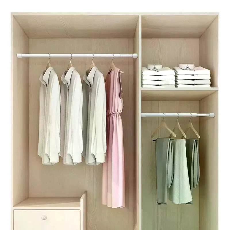 Adjustable Spring-Loaded Tension Rod | No-Drill Home Organizer