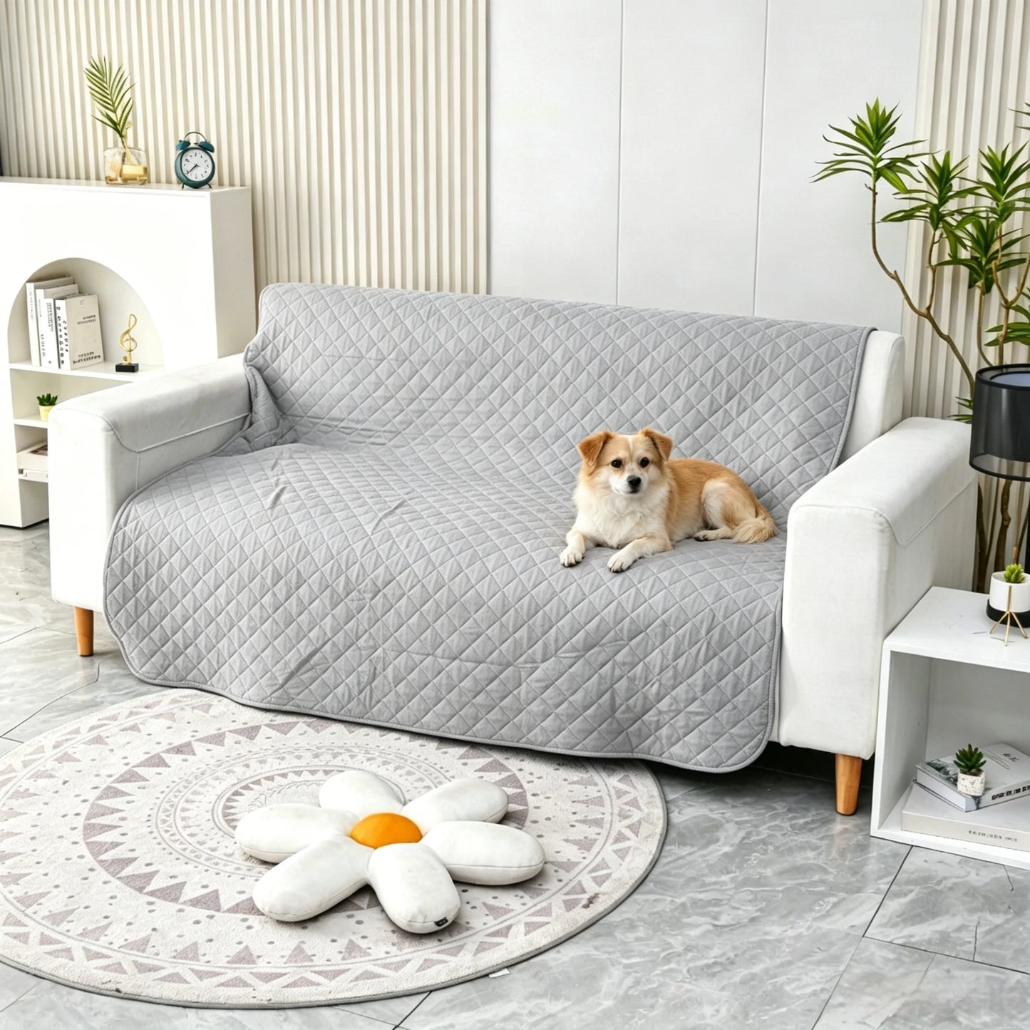 Waterproof Pet Blanket, Bed and Sofa Protection Mat, Suitable for Family with Dogs and Cats, Protector for Mattress or Couch Peaceful Pleasures Health and Wellness