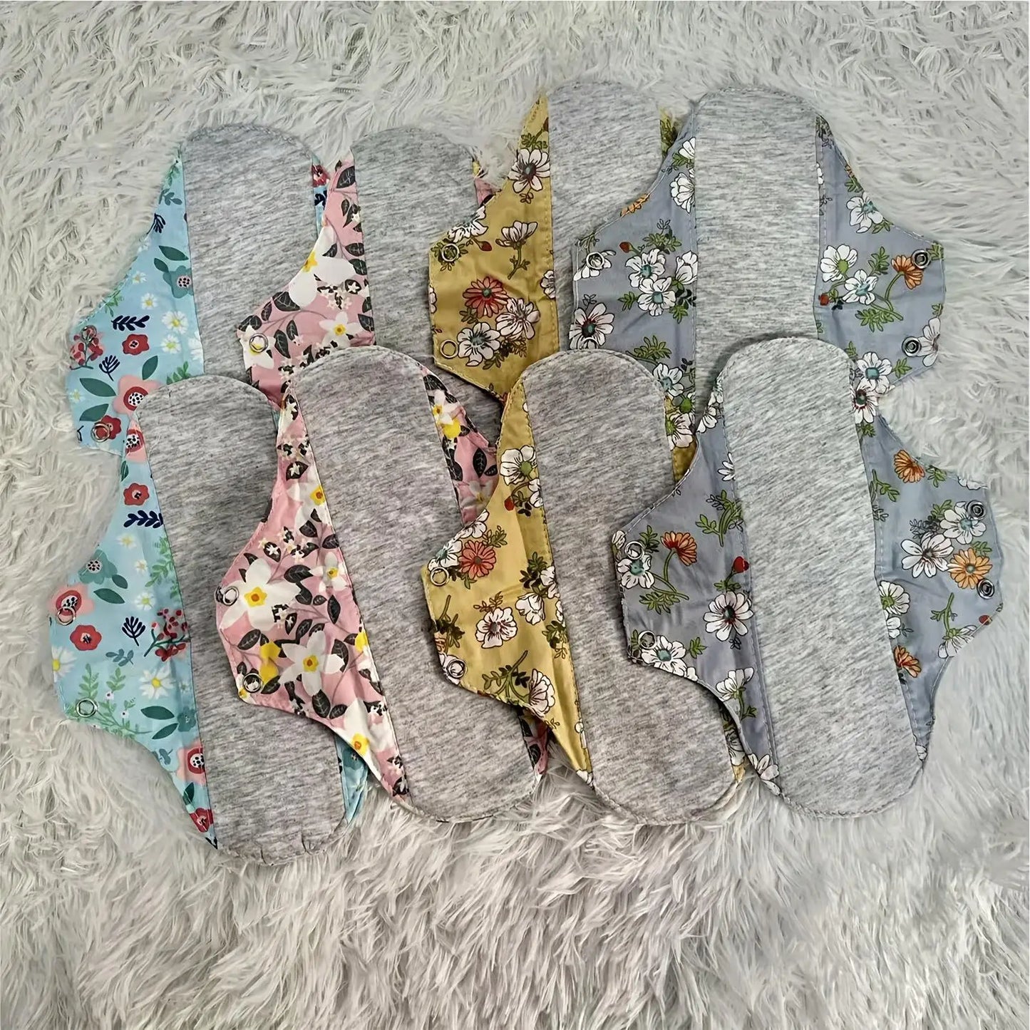 Reusable Cloth Menstrual Pads 4-Pack | Washable & Breathable