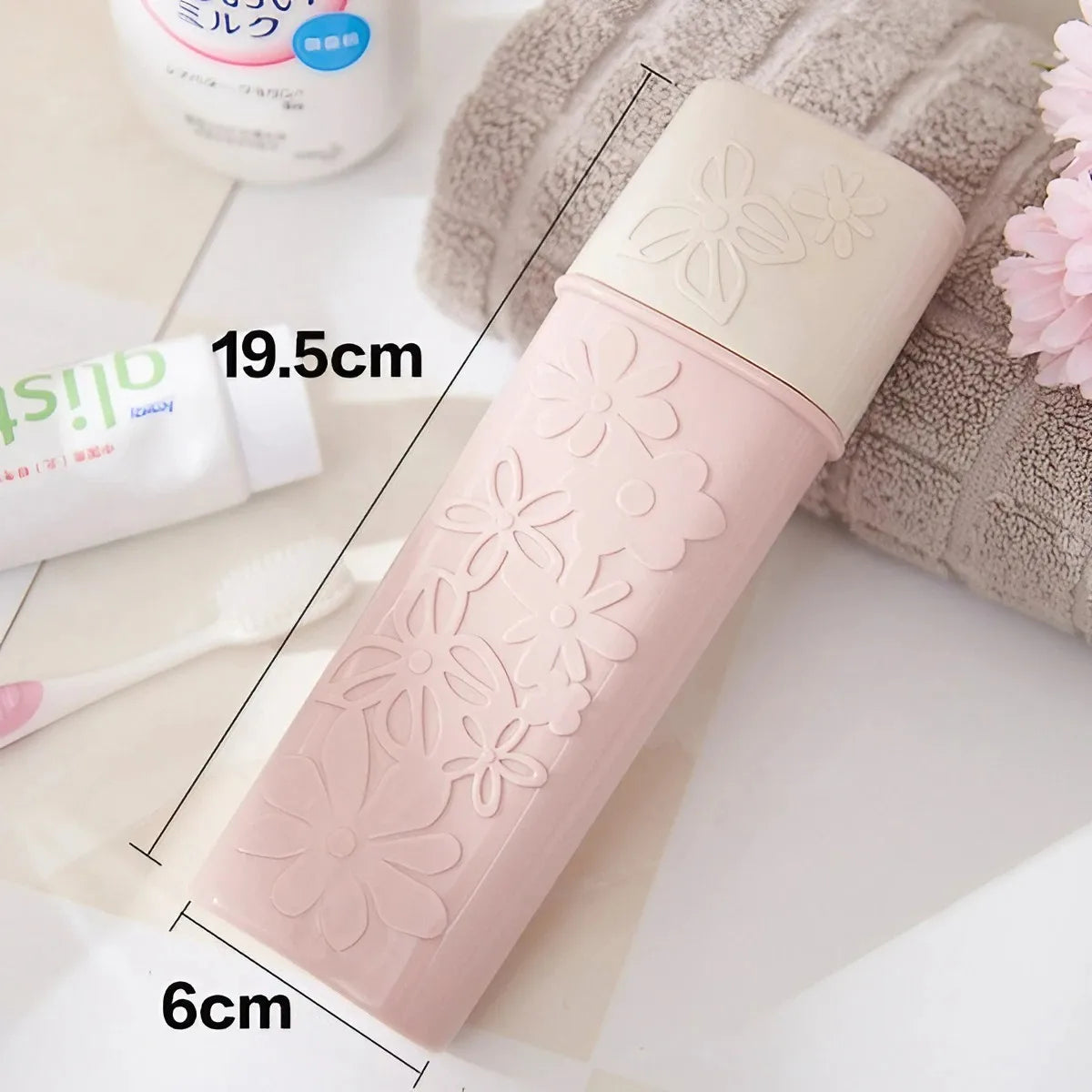 Portable Toothbrush Toothpaste Storage Box Holder Cup Wash Toothbrush Organizer Outdoor Travel Bathroom Products Supplier Peaceful Pleasures Health and Wellness