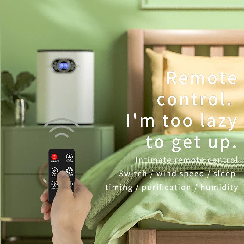 1.2L Smart Electric Dehumidifier with Remote & Anion Purifier