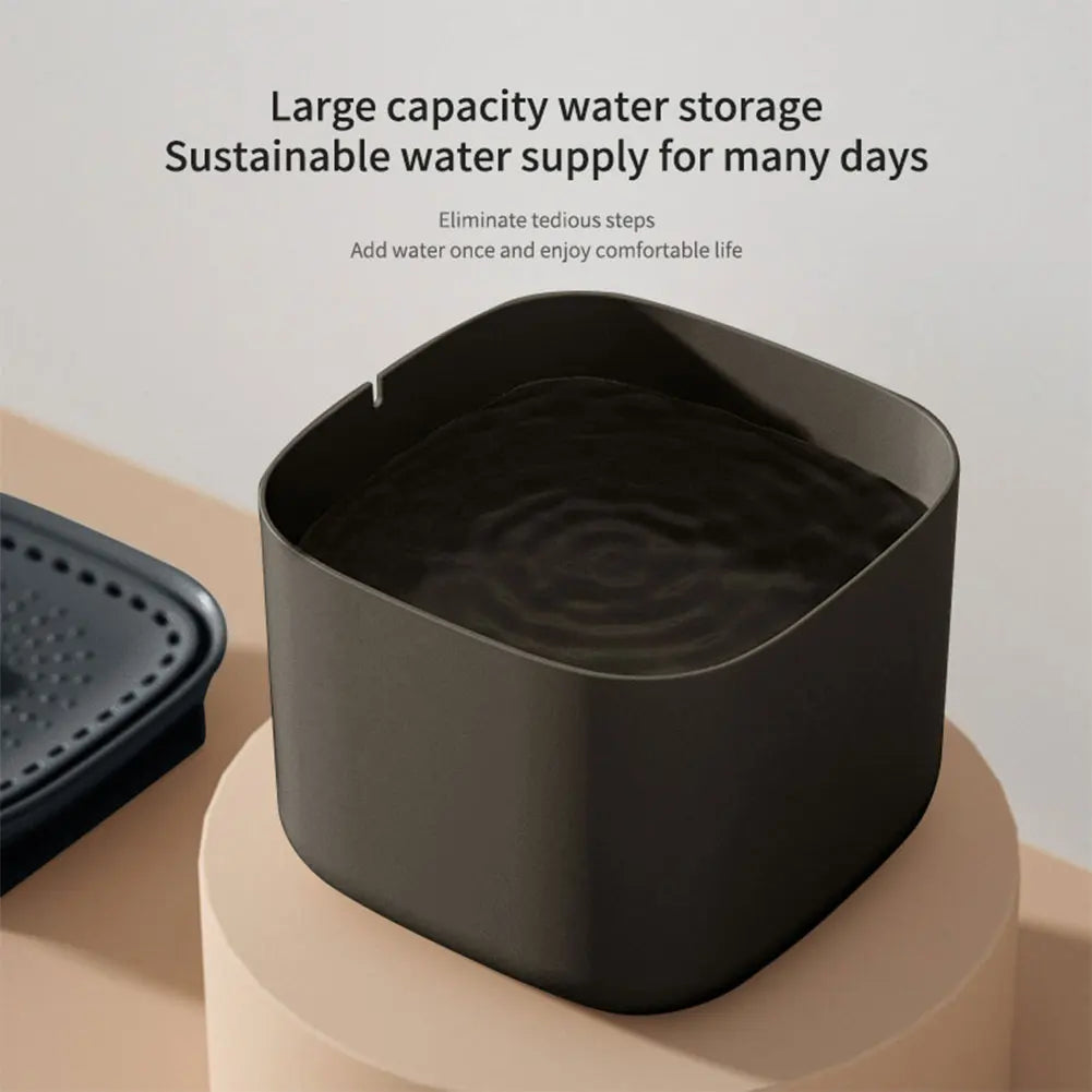 New Cat Water Fountain Ultra Quiet 3L Large Capacity Pet Auto Drinking Dispenser for Cats Dogs Inside Detachable Easy to Clean Peaceful Pleasures Health and Wellness