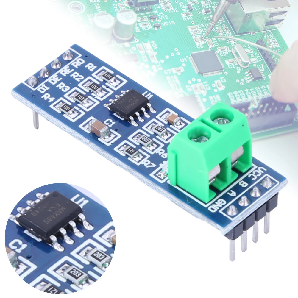 MAX485 RS-485 TTL Converter Module for Arduino & MCU Electronics Peaceful Pleasures Health and Wellness