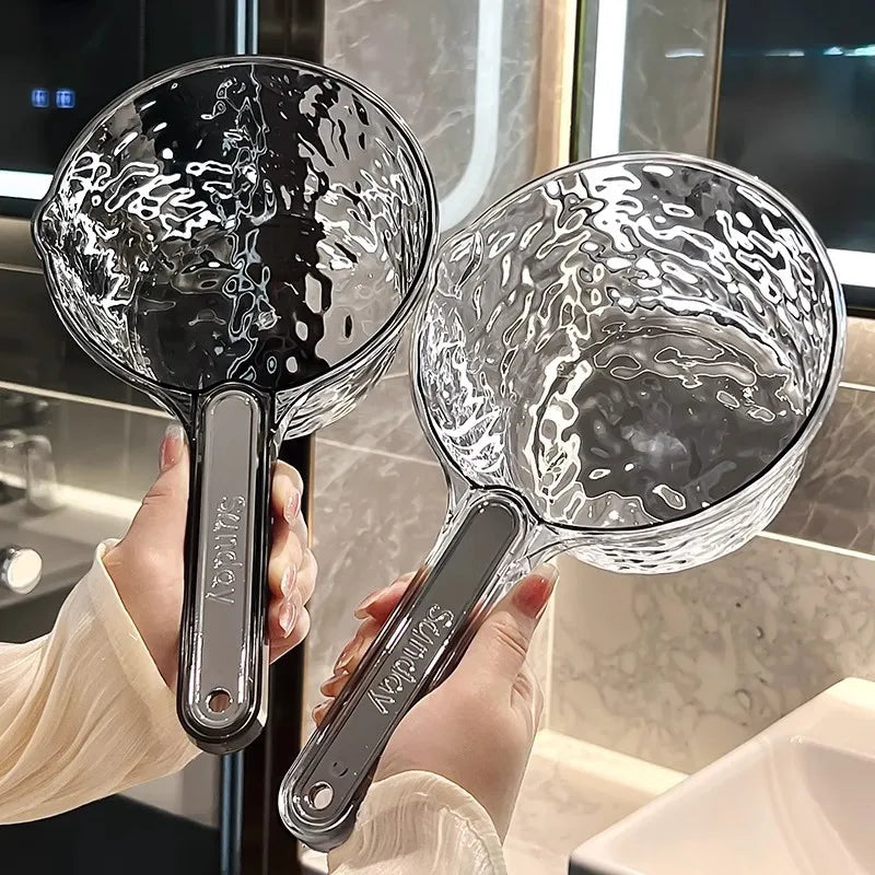 Extra Thick Long Handle Water Scoop – Large Capacity PP Plastic