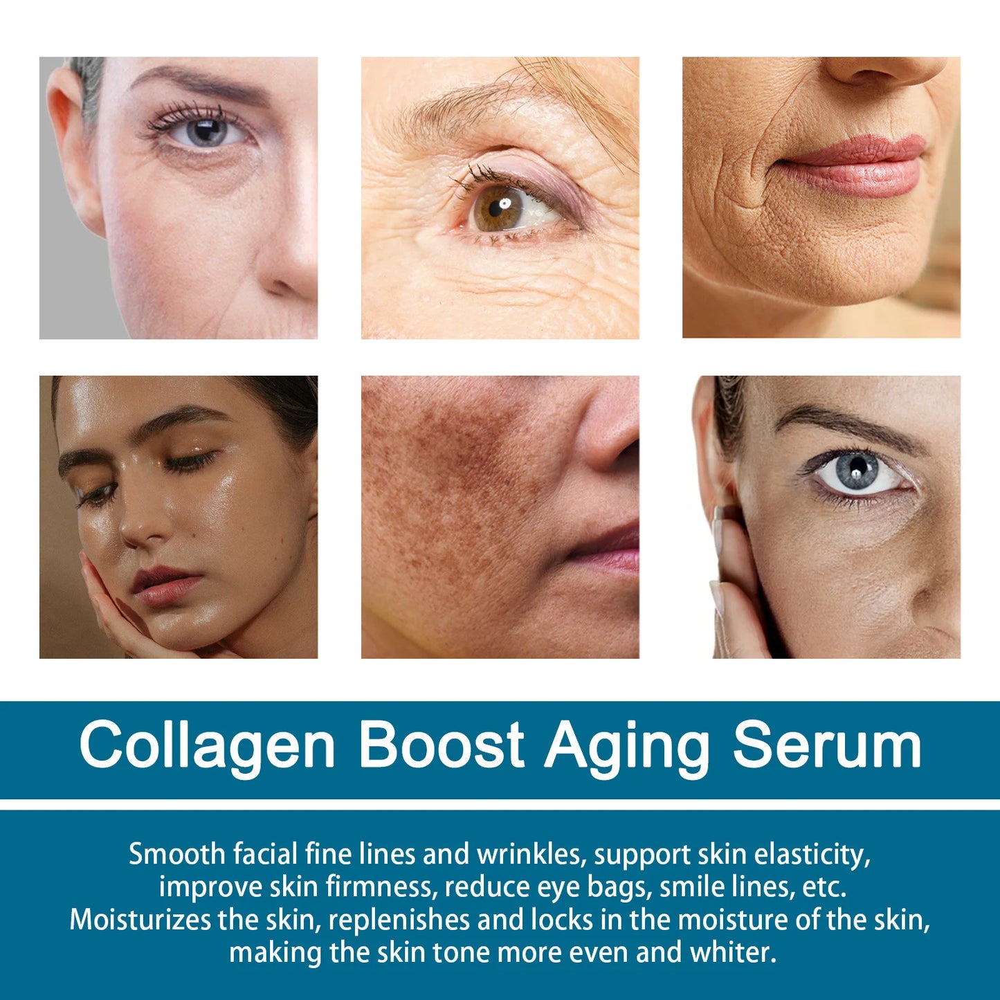 Collagen Boost Anti Aging Serum for Wrinkle and Dark Spot Removal Peaceful Pleasures Health and Wellness