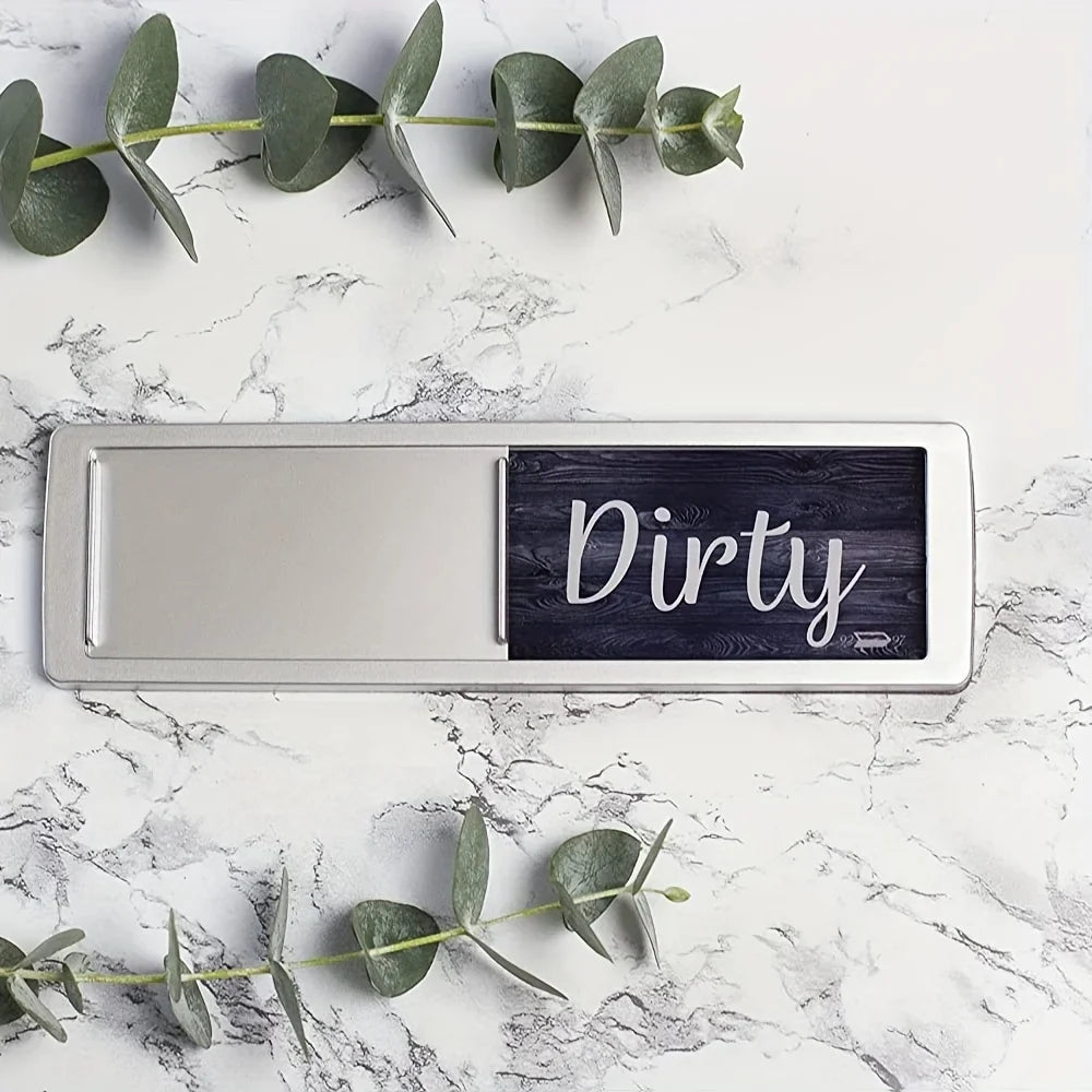 Dishwasher Clean Dirty Magnet Sign | Kitchen Organizer