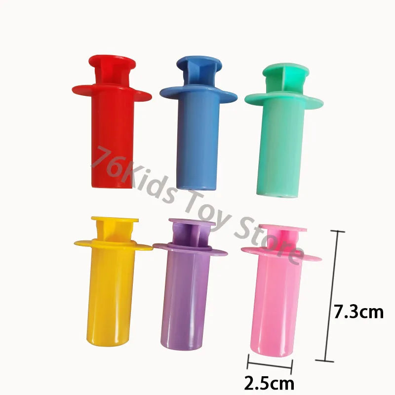 Creative Needle Tube Extruders Play Dough Accessories Molds Kids