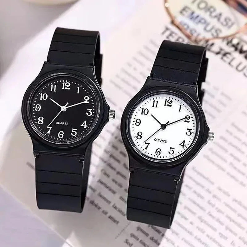 Women's Minimalist Quartz Watch | Silicone Strap & Round Dial