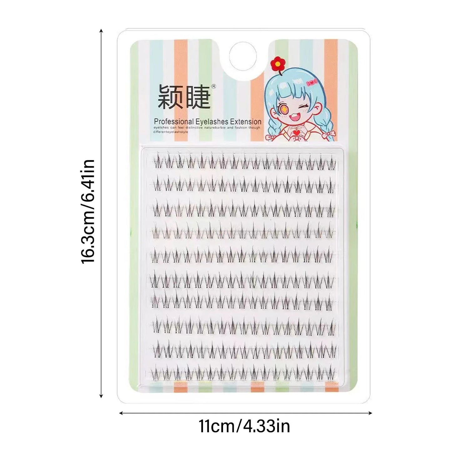 10–12mm Individual Cluster Lashes | Grafting False Eyelashes