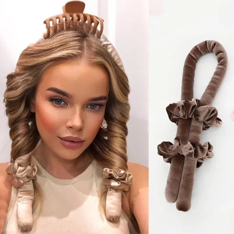 Silk Curls Hair Styling Tools, Soft Lazy Foam Rod, Heatless Curling Rod Headband, Hair Rollers, Sleeping Peaceful Pleasures Health and Wellness
