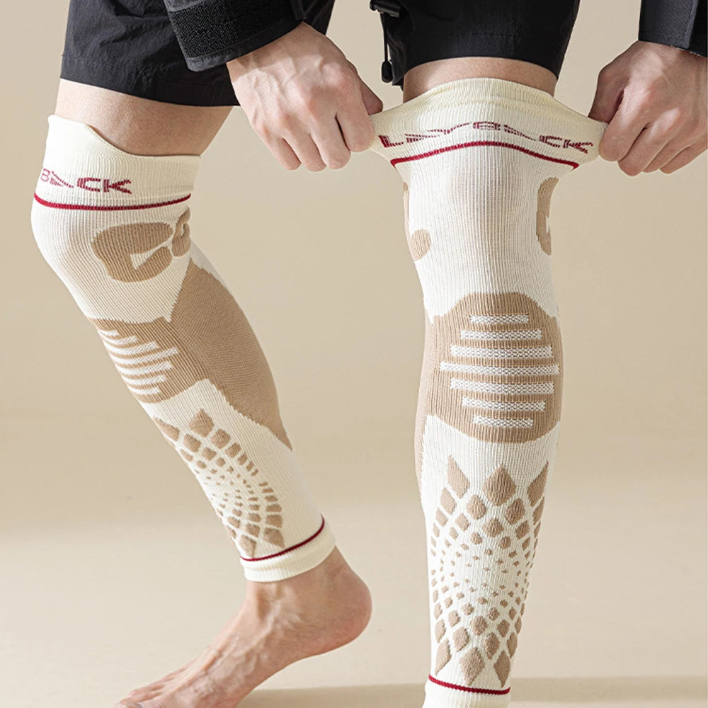 WEFITON 1Pair Calf Compression Sleeves for Men and Women - Leg Compression Sleeve - Footless Compression Socks for Runner Sports Peaceful Pleasures Health and Wellness