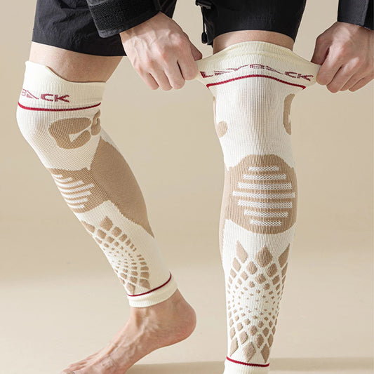 WEFITON 1Pair Calf Compression Sleeves for Men and Women - Leg Compression Sleeve - Footless Compression Socks for Runner Sports Peaceful Pleasures Health and Wellness