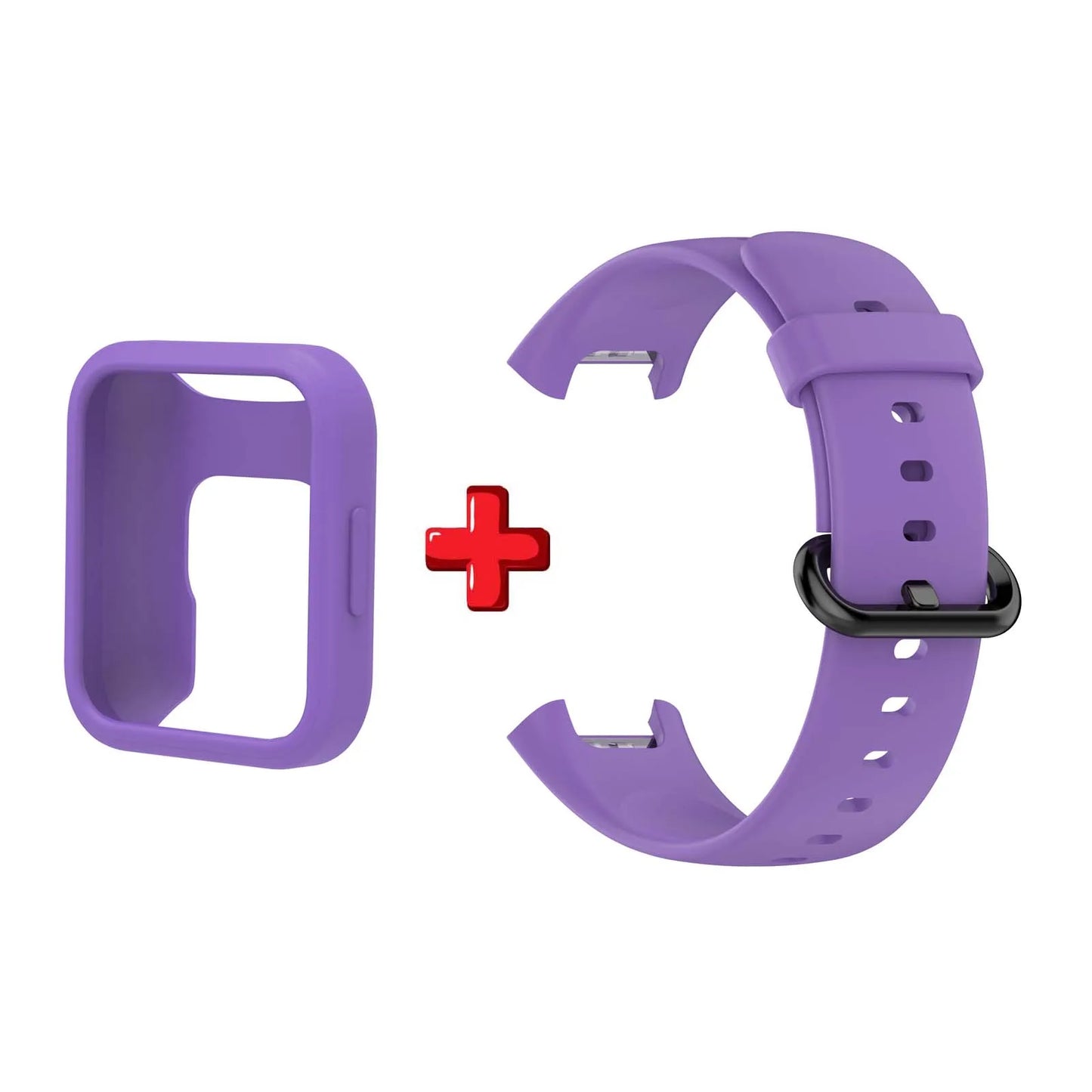 Silicone WatchBand Strap For Redmi Watch 2 Lite SmartWatch Band WristBand Redmi Watch 2 Protective Case Protector Cover Peaceful Pleasures Health and Wellness PURPLE