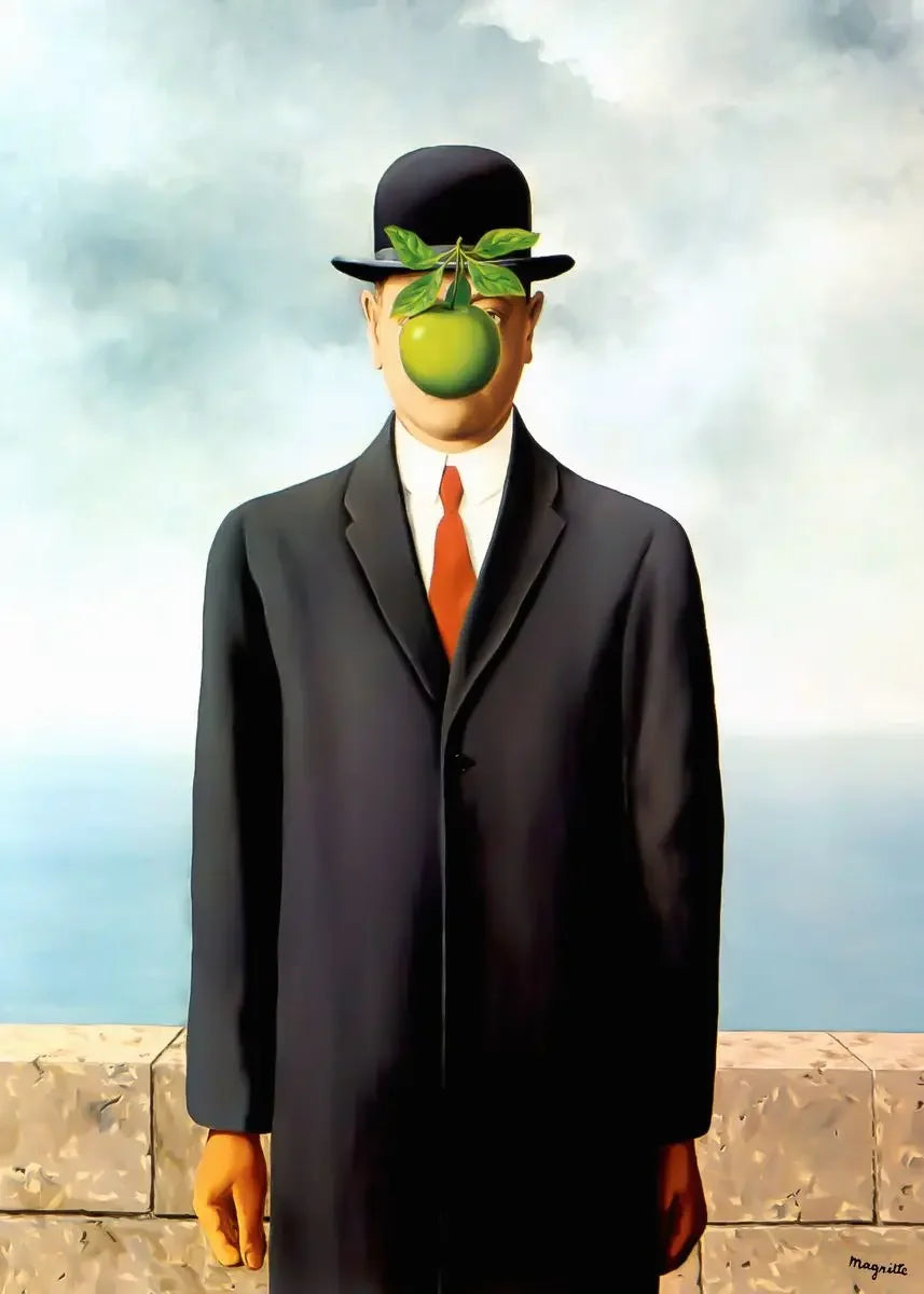 Rene Magritte Surrealist Canvas Wall Art Print | Unframed Poster
