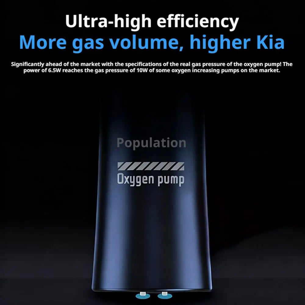 Portable Rechargeable Fishing & Aquarium Aerator Pump – 48H