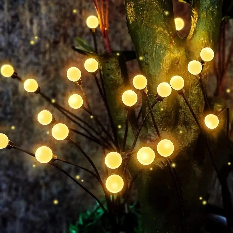 Solar Firefly Garden Lights – Waterproof Outdoor Lawn Decor
