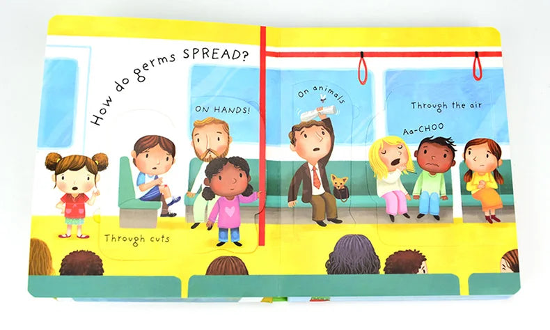 Usborne What Germs Lift-the-flap Book Interactive Pop-up Science