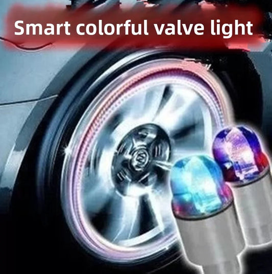 2pcs Motorcycle Bike Wheel Lights Luminous Tire Colorful gas nozzle lamp Universal Led Waterproof Car Accessories Wheel Light Peaceful Pleasures Health and Wellness