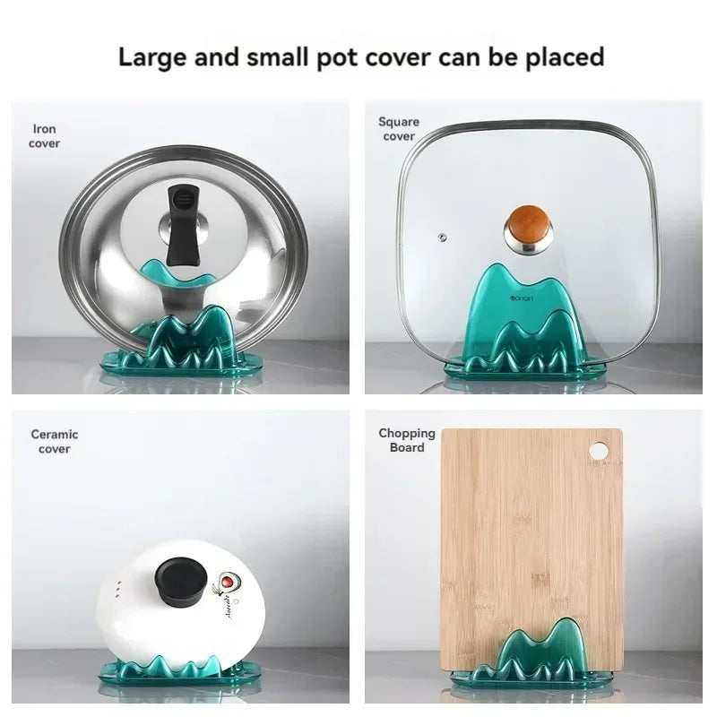 Double-Layer Pot Lid Holder | No-Drill Kitchen Organizer Rack