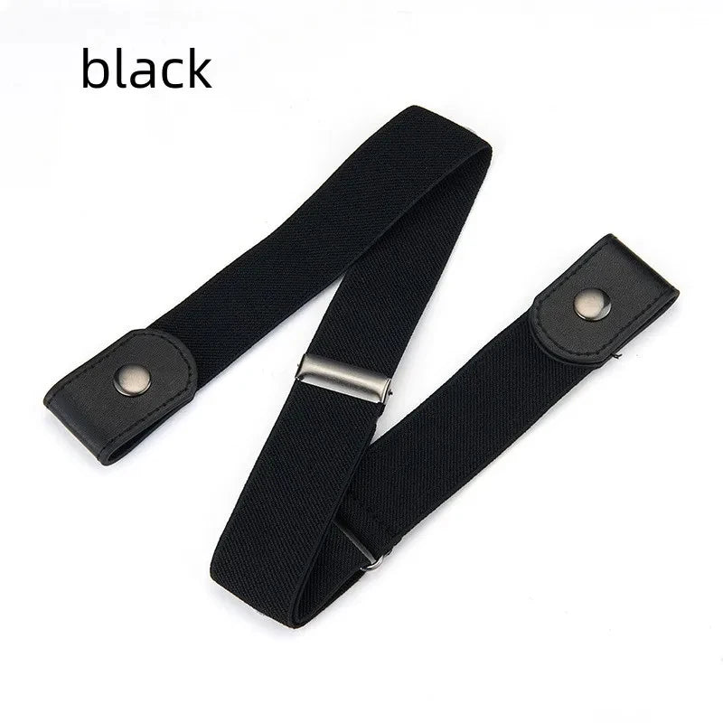 Buckle-Free Invisible Elastic Belt | Unisex Stretch Waistband