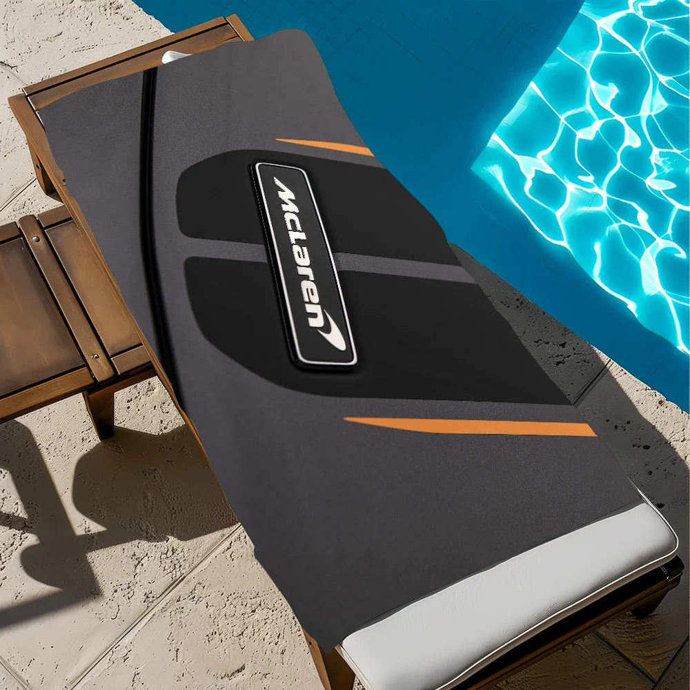 McLaren Racing Logo Quick-Dry Sports Beach Towel | Multi-Size