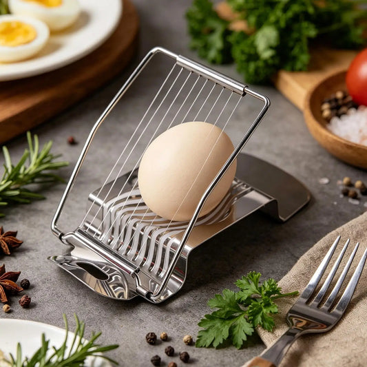 Multipurpose Egg & Fruit Slicer | Stainless Steel Manual Cutter Egg & Fruit Slicer Oasis Select