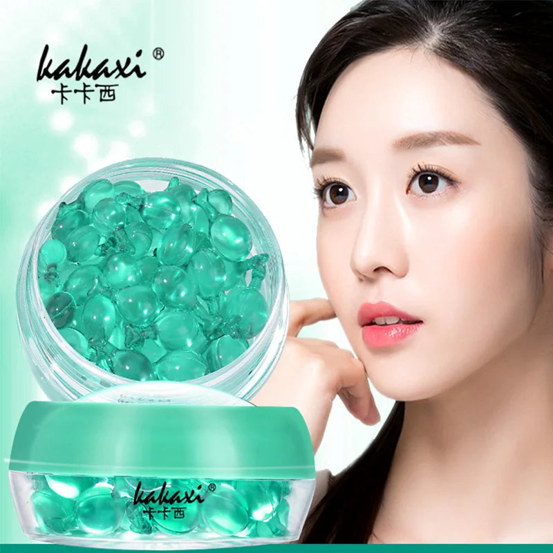 New Blue Copper Peptide Capsule Face Serum Wrinkle Remove Essence Tightens Night Moisturizing Radiant Rejuvenation Skin Care Peaceful Pleasures Health and Wellness