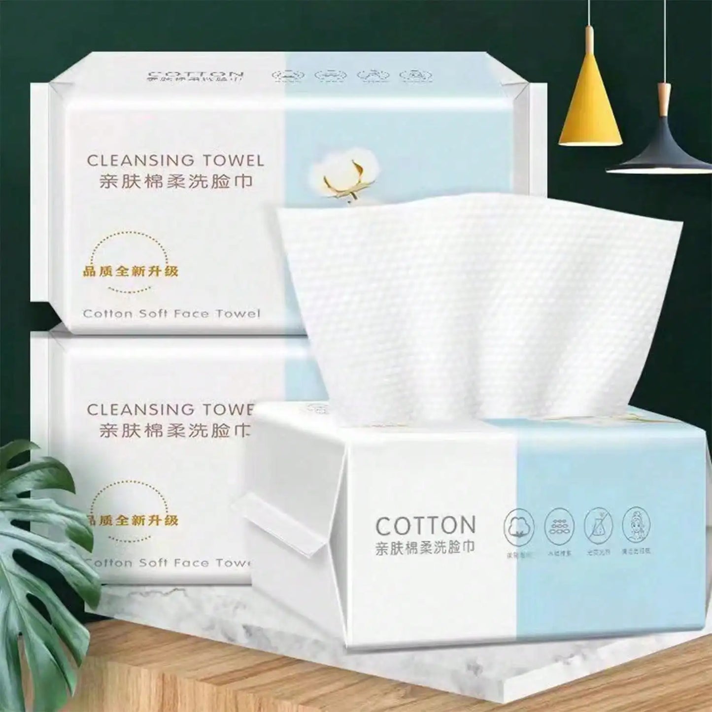 Disposable Face Towels – Wet & Dry Use for Sensitive Skin