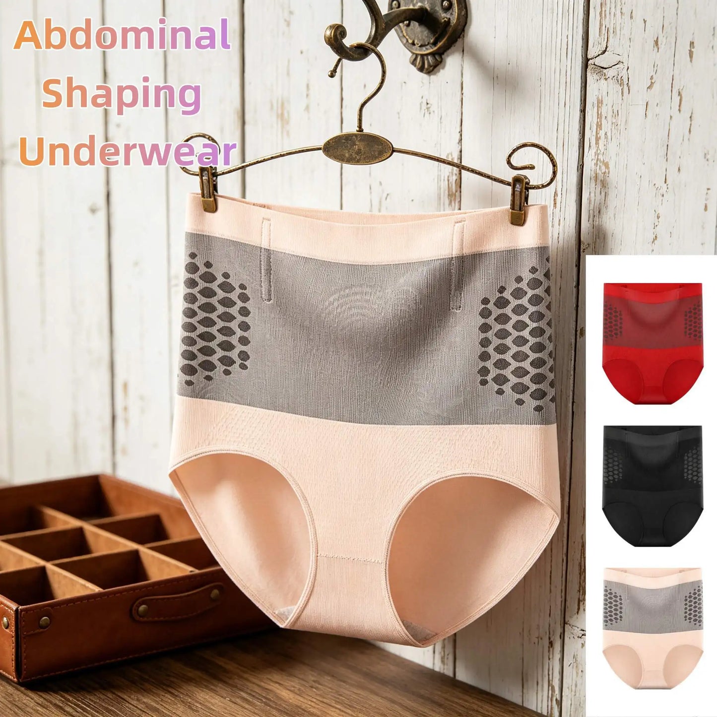 Zeriluna Women's High-Waist Seamless Shaping Briefs | Sculpting