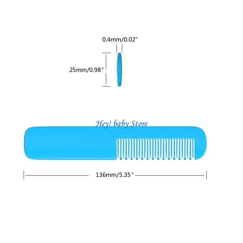 Soft Baby Detangling Comb for Infants – Safe Round Teeth