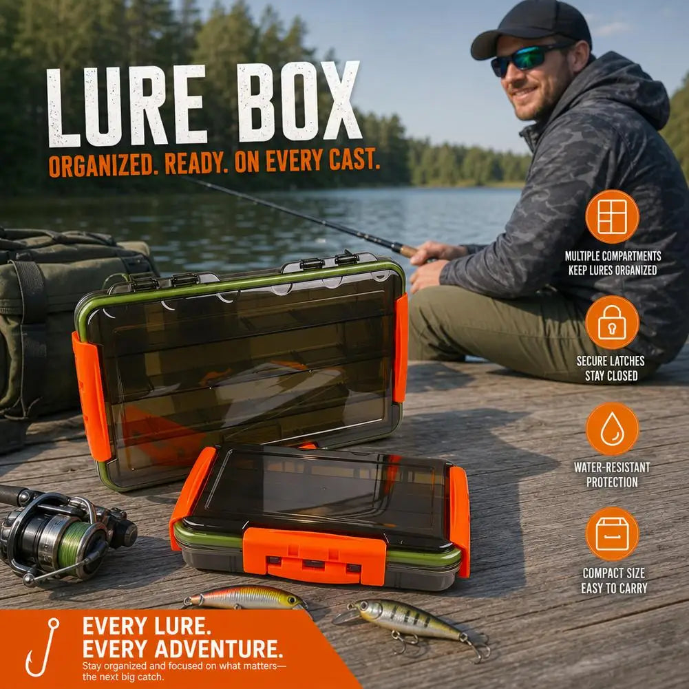 Fishing Tackle Boxes Thickened Waterproof Lure Hook Container Fish Hook Lure Fake Bait Storage Box Fishing Accessories Storage Peaceful Pleasures Health and Wellness