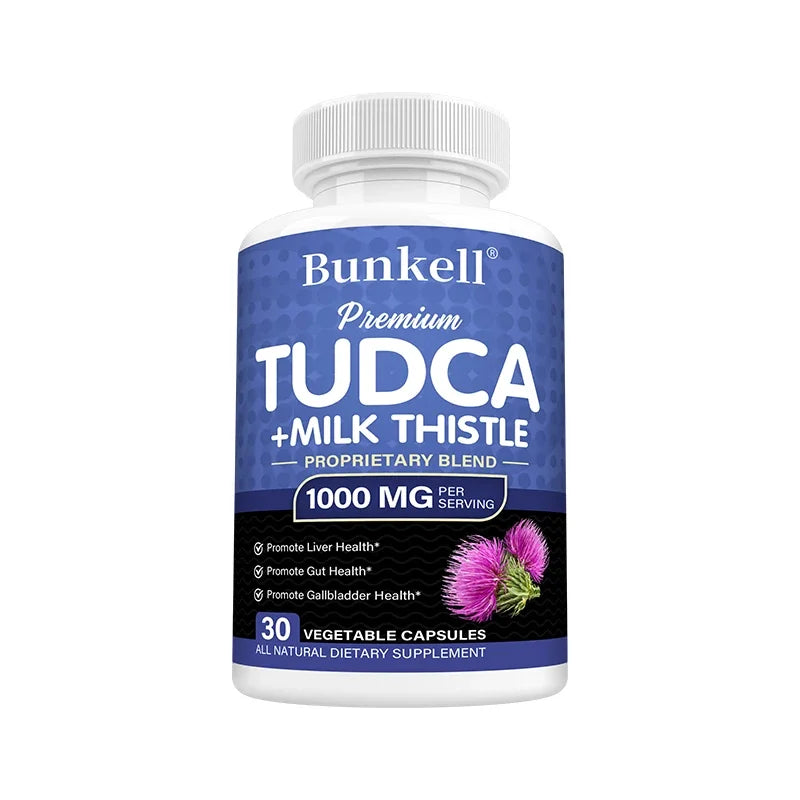 Liver Detox Capsules with Milk Thistle & TUDCA | Bunkell