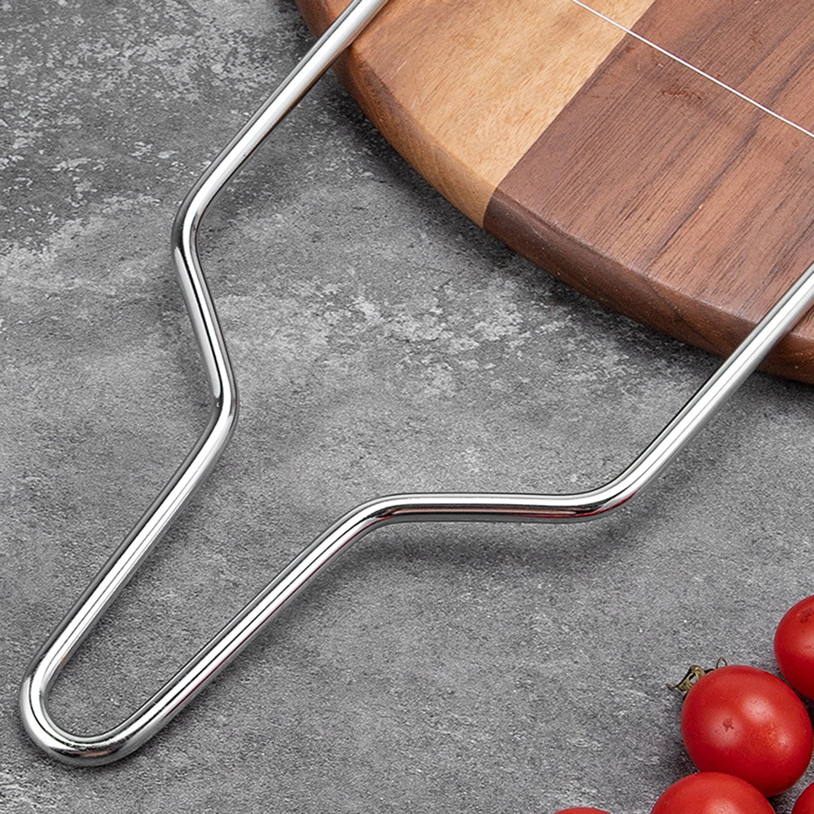 Stainless Steel Cheese Cutter Multipurpose Block Cheese Slicer Kitchen Tools Suitable for Smooth and Even Slices Peaceful Pleasures Health and Wellness
