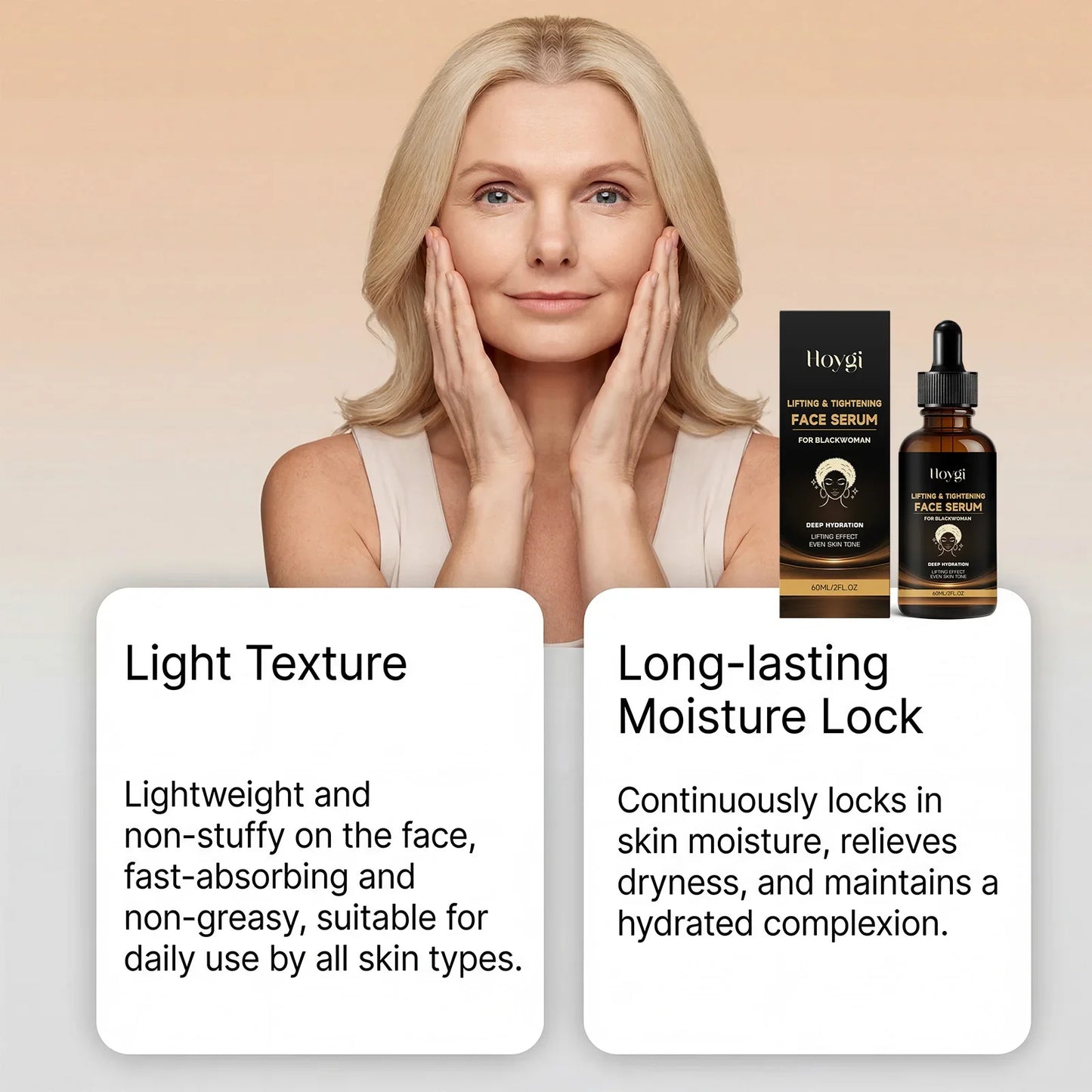 Hoygi Lifting Face Serum – Niacinamide, Hyaluronic Acid & Collagen