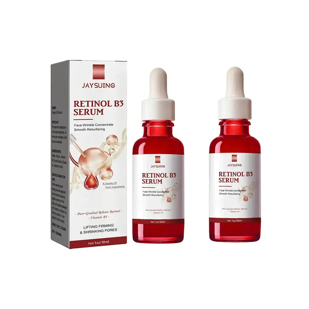 Remove W-rinkles Essence Anti A-ging Fade Fine Line Lifting Firming Repair Smooth Moisturizing Nourish Tighten Retinol B3 Serum Peaceful Pleasures Health and Wellness 2PCS