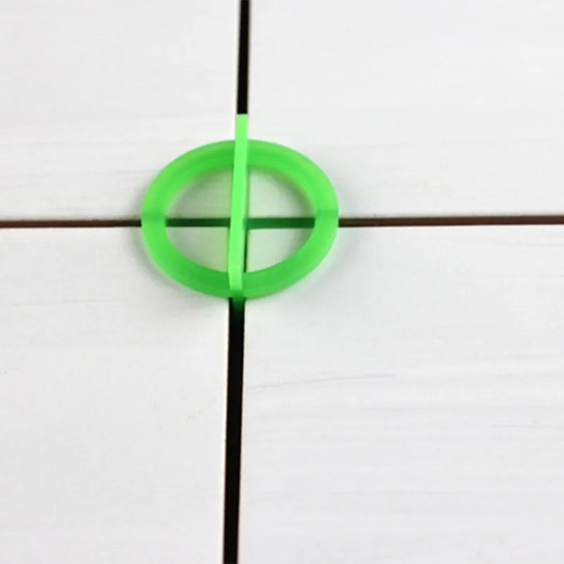 Tile Leveling Spacer Clips 100pcs Recyclable Plastic Tile Leveling System Base Spacer for Secure Floor and Wall Setting Peaceful Pleasures Health and Wellness 2.0mm