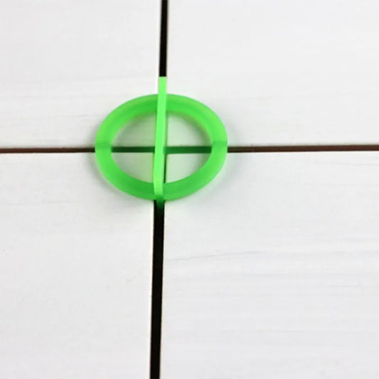 Tile Leveling Spacer Clips 100pcs Recyclable Plastic Tile Leveling System Base Spacer for Secure Floor and Wall Setting Peaceful Pleasures Health and Wellness 2.0mm