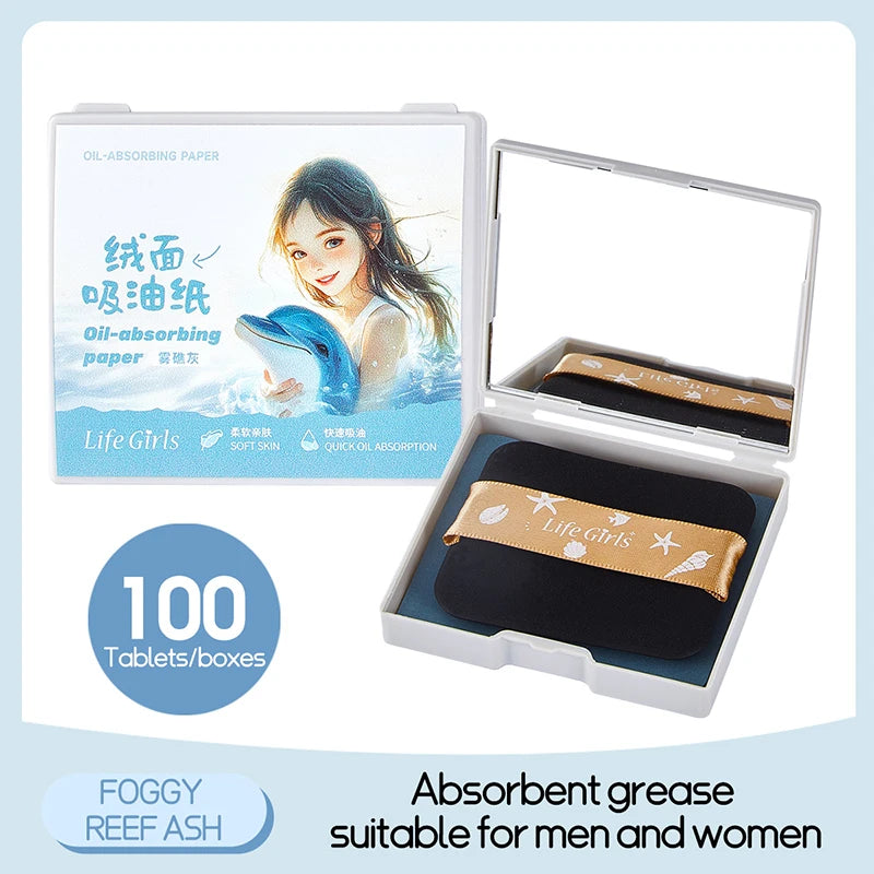 Oil-Absorbing Face Sheets 100 Pcs | Matte Skin Men & Women