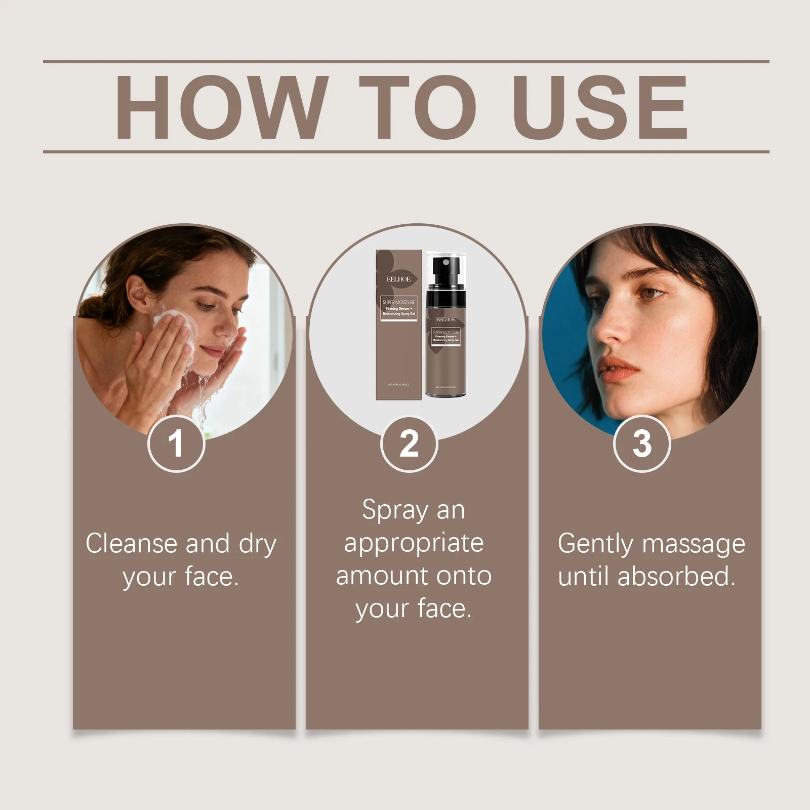 Facial Moisturizing Spray Gentle Nourishing Restore Skin Vitality Improve Fatigue Repaire Shrink Pore Brightening Hydrating Mist Peaceful Pleasures Health and Wellness
