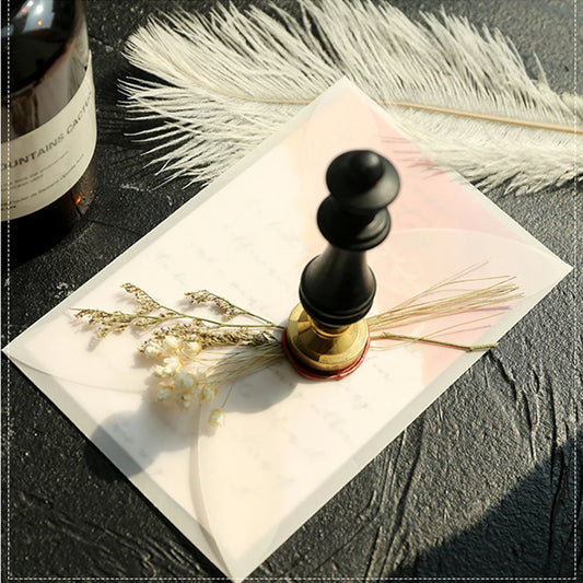 Invitation Stationary For Letter For Card White Postcard Semi-transparent Sulfuric Acid Paper Envelopes Paper Envelopes For DIY Peaceful Pleasures Health and Wellness