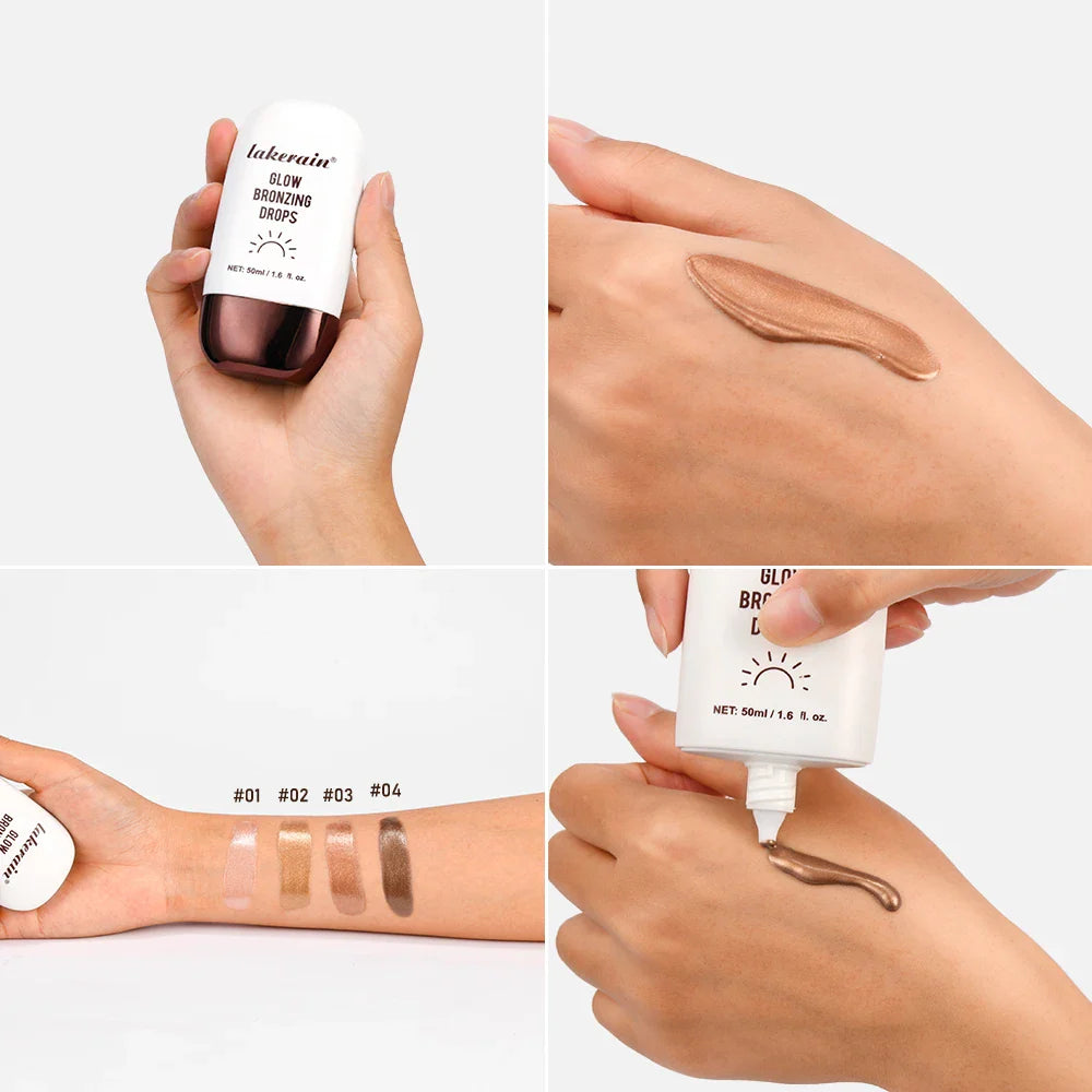 Illuminating Bronzing Drops – Liquid Bronzer, Sun-Kissed Glow 50ml