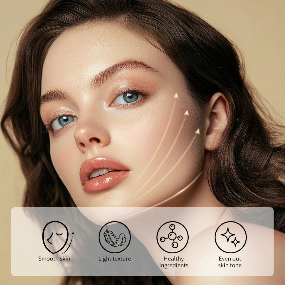 30ml Face Tightening Primer & Foundation | Oil Control Cream Face Primer Foundation Peaceful Pleasures Health and Wellness